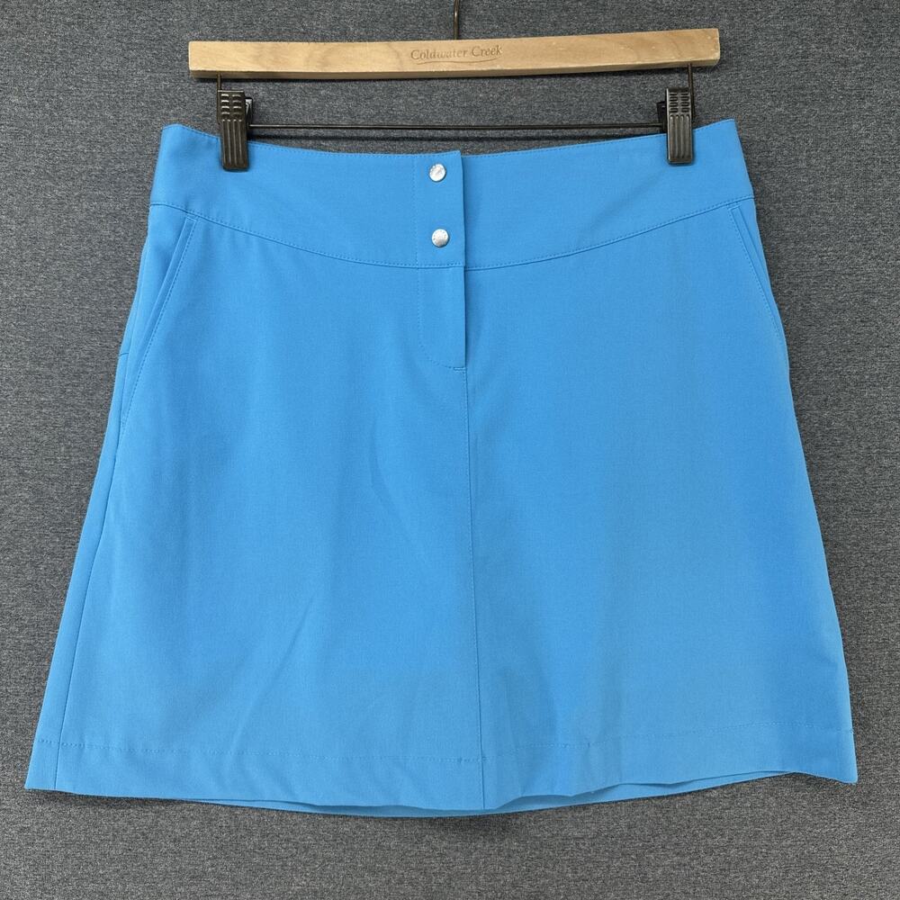 Annika Cutter Buck Skort Womens Size 2 Turquoise Blue Golf Tennis Athletic Skirt